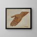 Sketch of Christ - Nils Forsberg — framed artwork on a wall