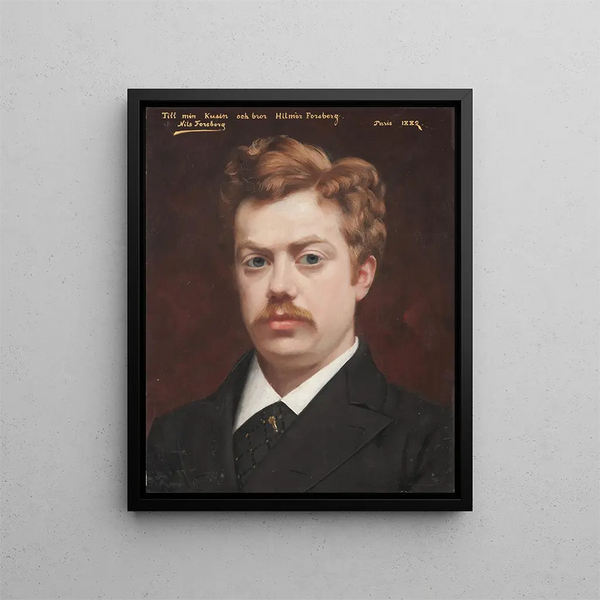 Hilmer Forsberg, bank director - Nils Forsberg — framed artwork on a wall