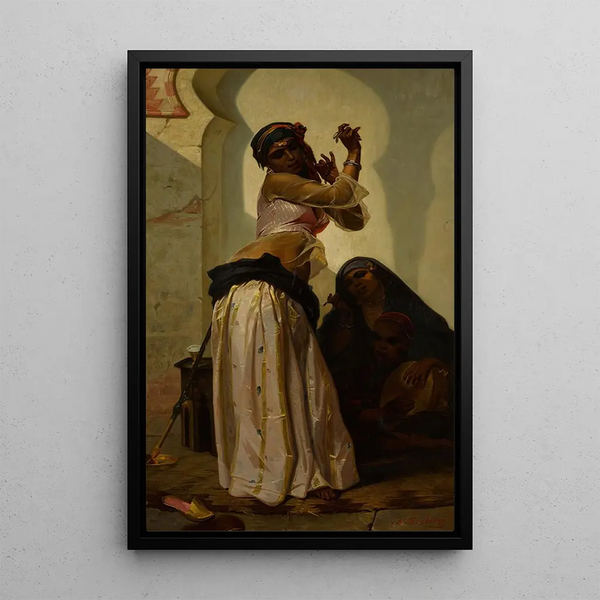 La danse de l'Almée - Nils Forsberg — framed artwork on a wall