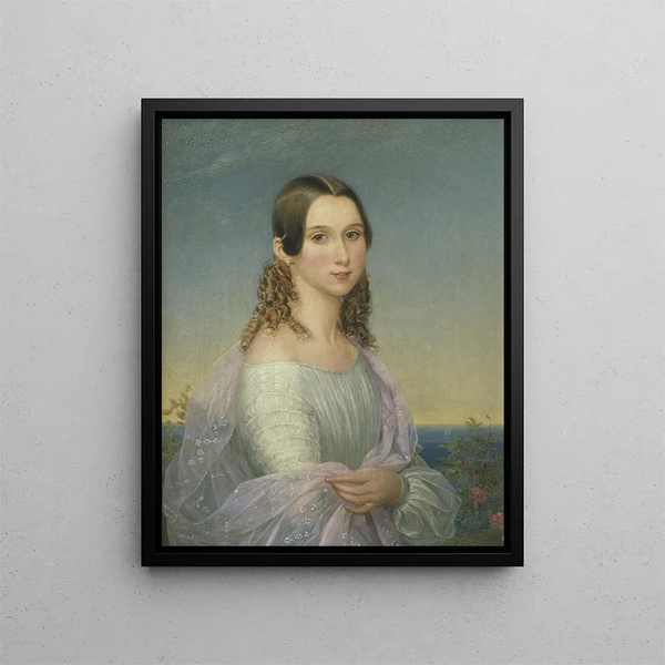 Princess Eugénie - Nils Jakob Olsson Blommér — framed artwork on a wall