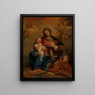 Nils Jakob Olsson Blommr - The Mystical Marriage Of Saint Catherine.webp