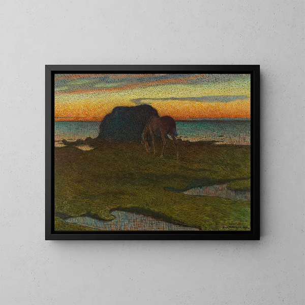 Near the algae pile - Nils Kreuger — framed artwork on a wall