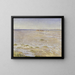 Coastal Scene Motif of Varberg - Nils Kreuger — framed artwork on a wall