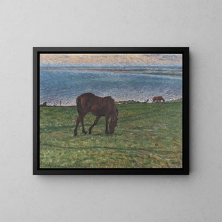 Soir d'août - Nils Kreuger — framed artwork on a wall