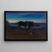 Pasture by the water's edge - Nils Kreuger — framed artwork on a wall