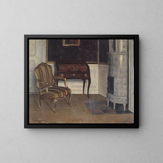 The princess's cabinet at Gripsholm Castle - Nils Kreuger — framed artwork on a wall