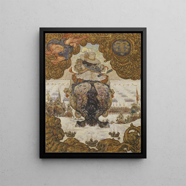 Dos historiques deuxième série Karl X de Suède - Nils Kreuger — framed artwork on a wall