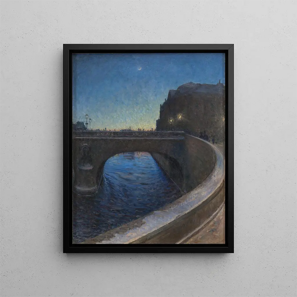 Soirée de mars - Nils Kreuger — framed artwork on a wall