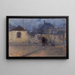 Rue à Montparnasse, Paris - Nils Kreuger — framed artwork on a wall