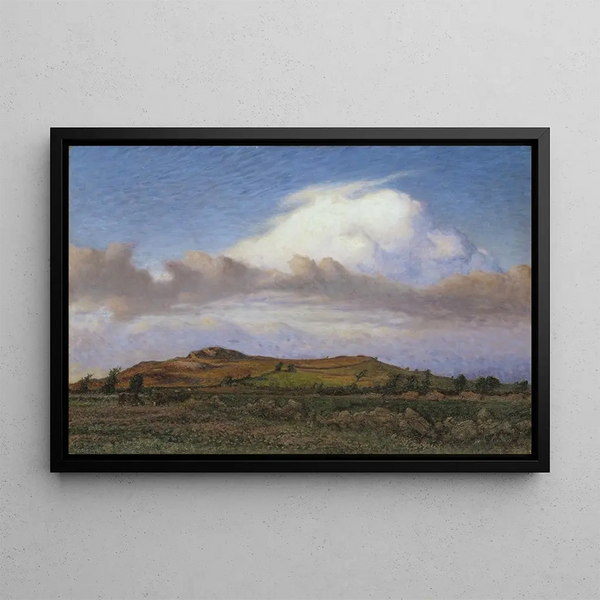 La colline de Håsten à Varberg II - Nils Kreuger — framed artwork on a wall