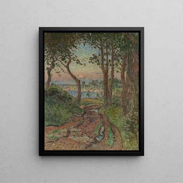 La route - Nils Kreuger — framed artwork on a wall