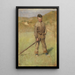 Young boy, Holland motif - Nils Kreuger — framed artwork on a wall