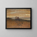 Prairie at the Seaside - Nils Kreuger — framed artwork on a wall