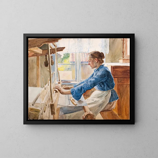 Élisabeth Pettersson Weaver - Nils Larsson — framed artwork on a wall