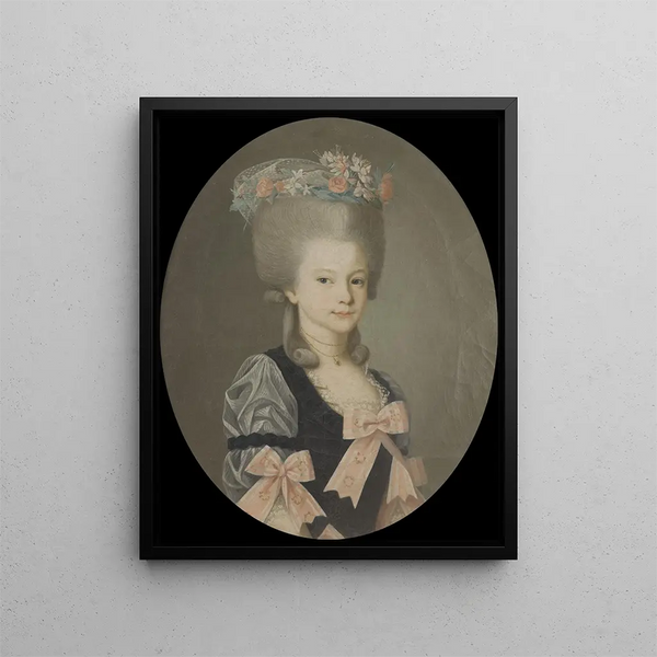 Brita Charlotte Wattrang 1775–1850 - Nils Schillmark — framed artwork on a wall