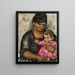 Maternity Painting - Nina Aleksandrowicz — framed artwork on a wall