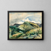 Land of Cattle - Nina Barr Wheeler — framed artwork on a wall