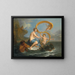 The Triumph of Galatea - Noël Nicolas Coypel — framed artwork on a wall