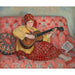 Reproduction of the painting Nono at the Guitar - Henri Lebasque