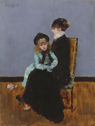Norbert Goeneutte - Lelegance Mre et fille.webp