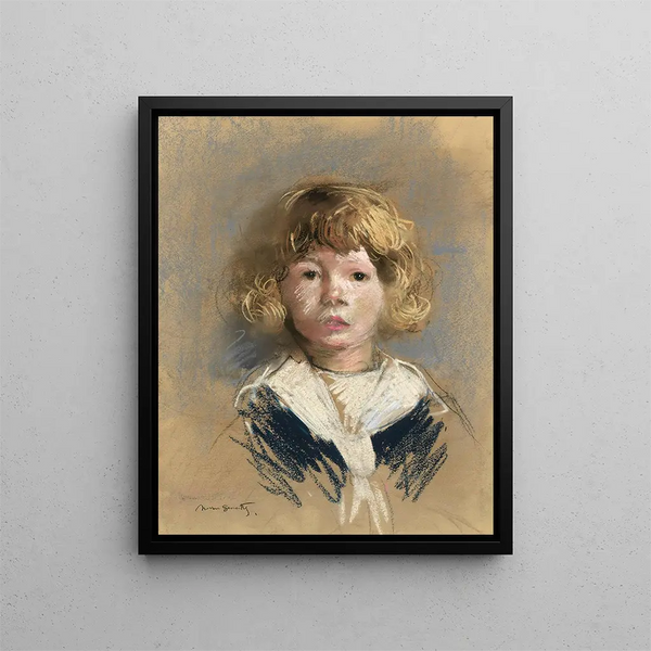 Portrait of Pierre Gurard - Norbert Goeneutte — framed artwork on a wall