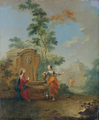 Norbert Joseph Carl Grund - Christus und die Samariterin am Brunnen.webp