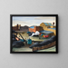 Cour de charbon - Norman MacLeish — framed artwork on a wall