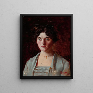 Norman Rockwell - Portrait of Edna E Redding.webp