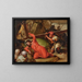 The Christ Carrying the Cross - Nosadella Giovanni Francesco Bezzi — framed artwork on a wall