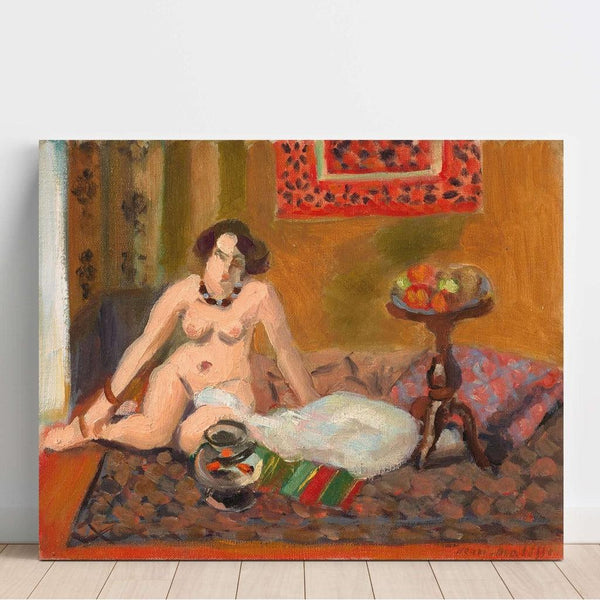 Reproduction of the painting Nude Crouching Near an Aquarium - Henri Matisse