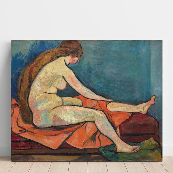 Reproduction of the painting Nude Sitting Profile - Suzanne Valadon