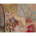 Reproduction of the painting of a reclining nude against a bed (Marinette) - Henri Lebasque