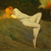 Sleeping Nude Painting - Warren B Davis — artwork view