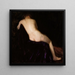 Female Nude Painting - Léon Wyczkowski — framed artwork on a wall