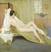 Nude female in an interior - Charles Roswell Bacon — displayed in an interior