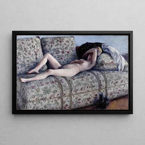 Reproduction of the painting Nude painting on a sofa - Gustave Caillebotte