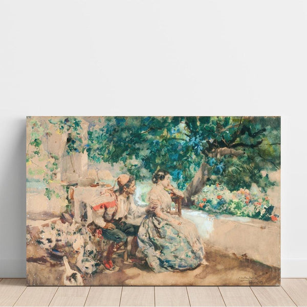 Reproduction of the painting Summer Cloud Painting - Joaquín Sorolla