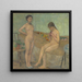 Female nude painting - Søren Onsager — framed artwork on a wall