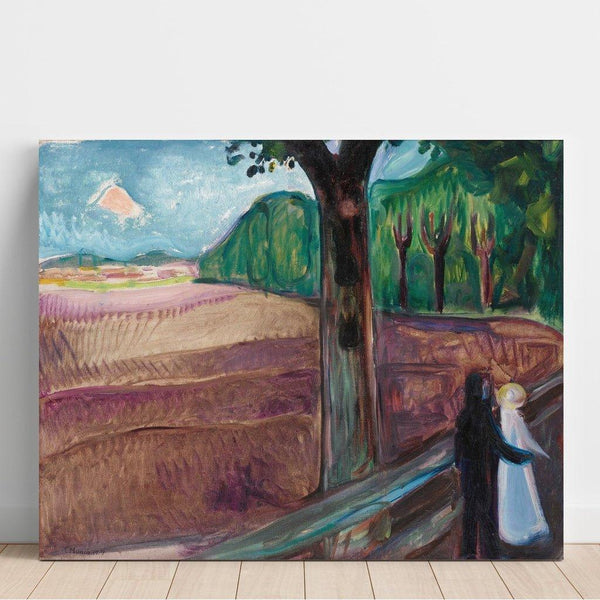Reproduction of the painting Summer Night Painting - Edvard Munch