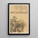 Landscape - Nukina Kaioku — framed artwork on a wall
