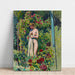 Reproduction of the painting Nymph with Flowers (Nude with Drapery, in the Garden) - Maurice Denis