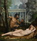 Nymph and Satyr - Adolphe-Alexandre Lesrel — artwork view