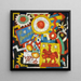 Celestial Object Himmel - Marsden Hartley — framed artwork on a wall