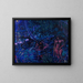 Bathers in the Moonlight - Octave Morillot — framed artwork on a wall