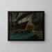 Côtes de Belleville Painting - Octave Penguilly L'Haridon — framed artwork on a wall