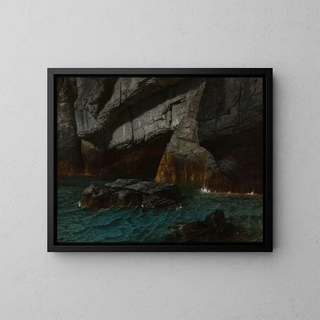 Côtes de Belleville Painting - Octave Penguilly L'Haridon — framed artwork on a wall