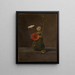 a Still Life of Flowers in a Green Jug - Odilon Redon — framed artwork on a wall