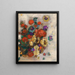 Bouquet of Flowers - Odilon Redon — framed artwork on a wall
