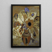 Etruscan vase with flowers - Odilon Redon — framed artwork on a wall