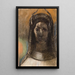 Figure cornue - Odilon Redon — framed artwork on a wall